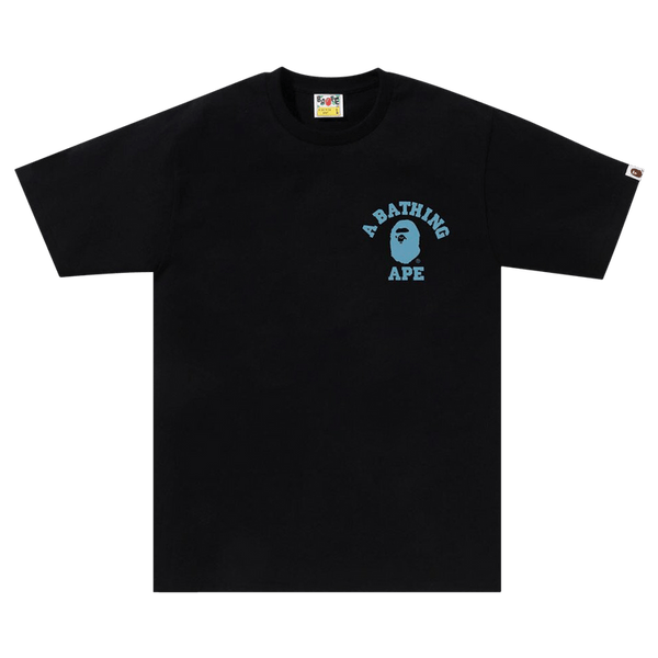 BAPE Honeycomb Camo College ATS Tee "Black/Blue"