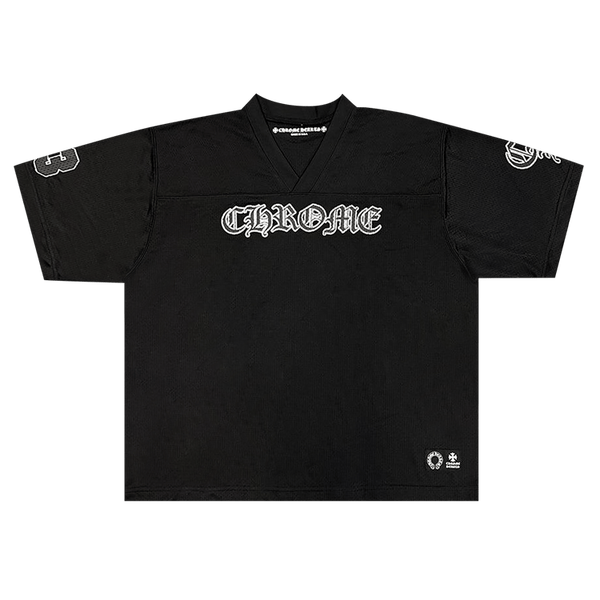 Chrome Hearts Mesh Stadium Football Jersey "Black"