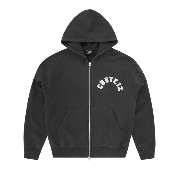 Corteiz Colly Arch Zip Hoodie "Black"