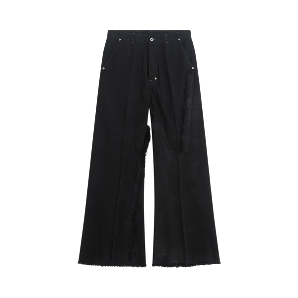 Rick Owens Denim Joris Trousers "Black"