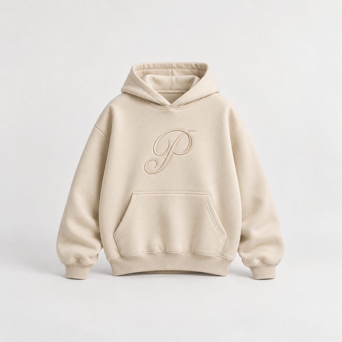 Palamera Beige Monogram Hoodie