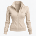 Palamera Beige Monogram Track Jacket