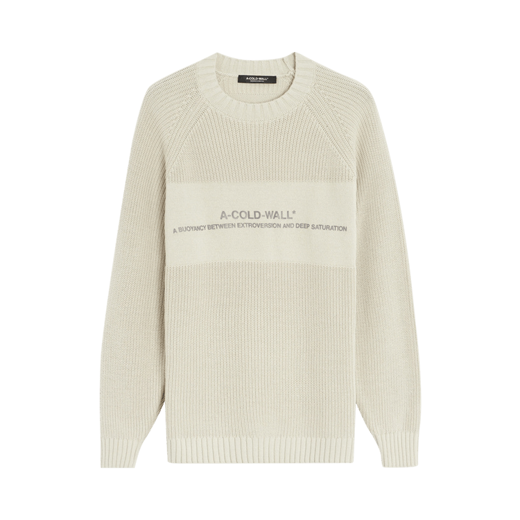 A-Cold-Wall* Dialogue Knit "Bone"