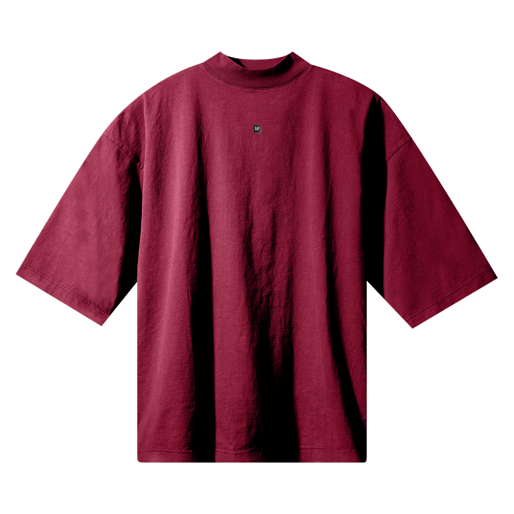 Yeezy Gap Engineered by Balenciaga Logo 3/4 Sleeve Tee "Red"
