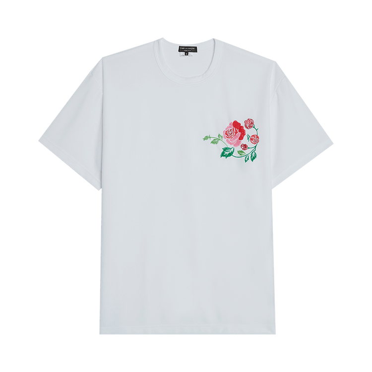 Comme des Garçons Homme Plus Jersey Embroidery Pattern B T-Shirt "White"