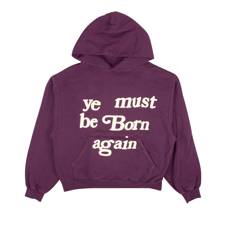 Cactus Plant Flea Market Born Again Hooded Sweatshirt With Pocket "Purple"