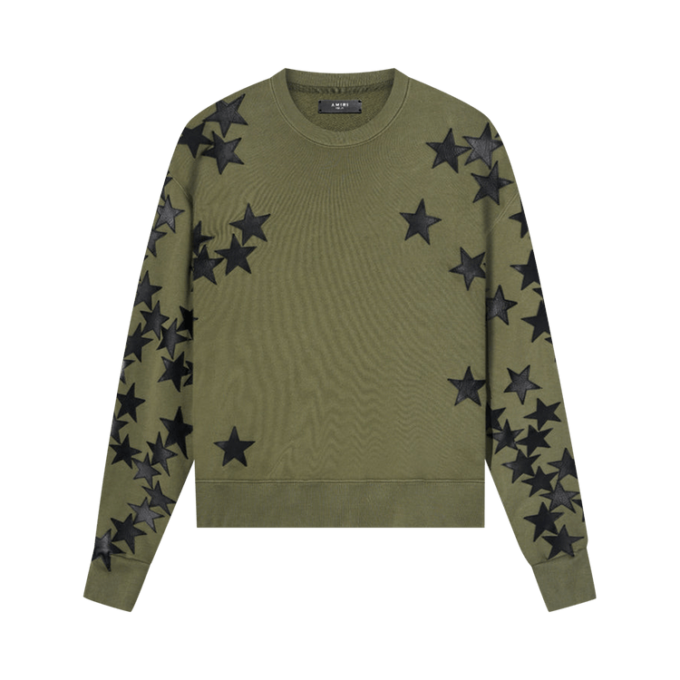 Amiri Chemist Crew "Military Green"
