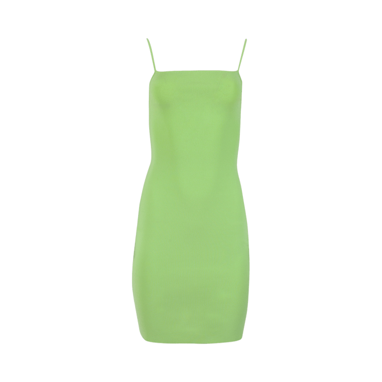 Bottega Veneta Piping Dress "Acid Green"