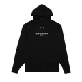 Givenchy Classic Fit Hoodie With Reverse Print "Black"