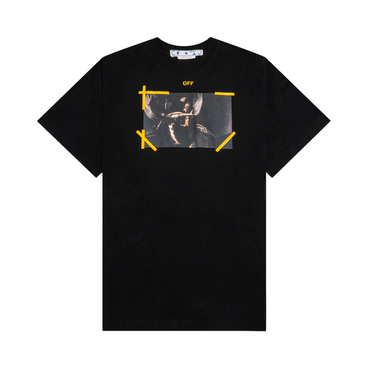 Off-White Diag Arrow Caravaggio Mercy Skate Tee "Black/White"