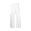 Ambush High Waist Tapered Pants "White"