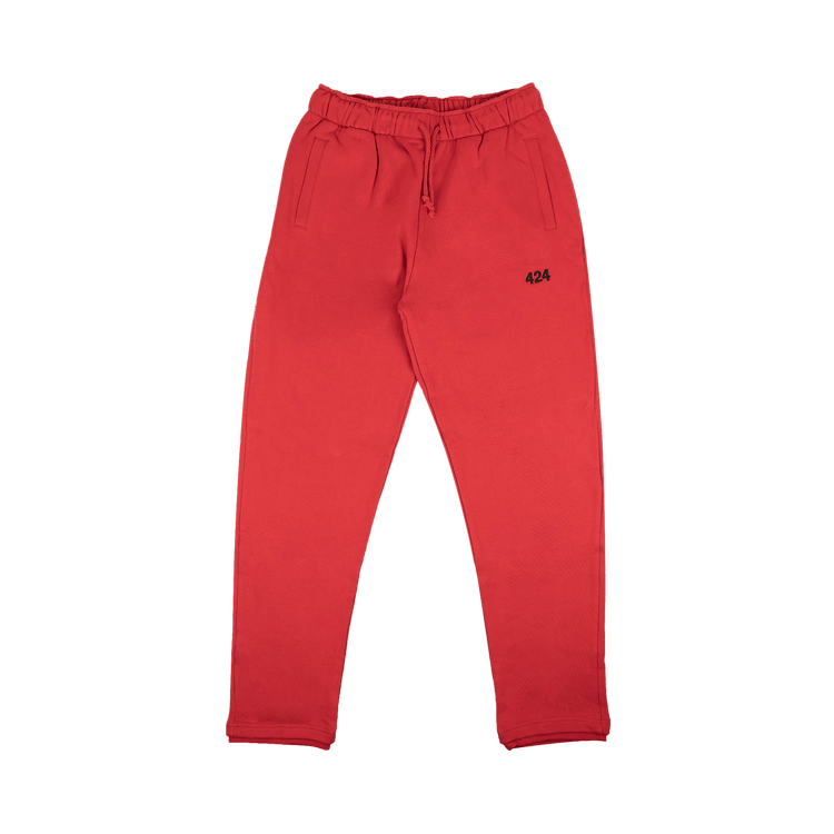 424 Logo Sweatpants "Red"