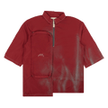 424 Half Zip Short-Sleeve Shirt "Red"