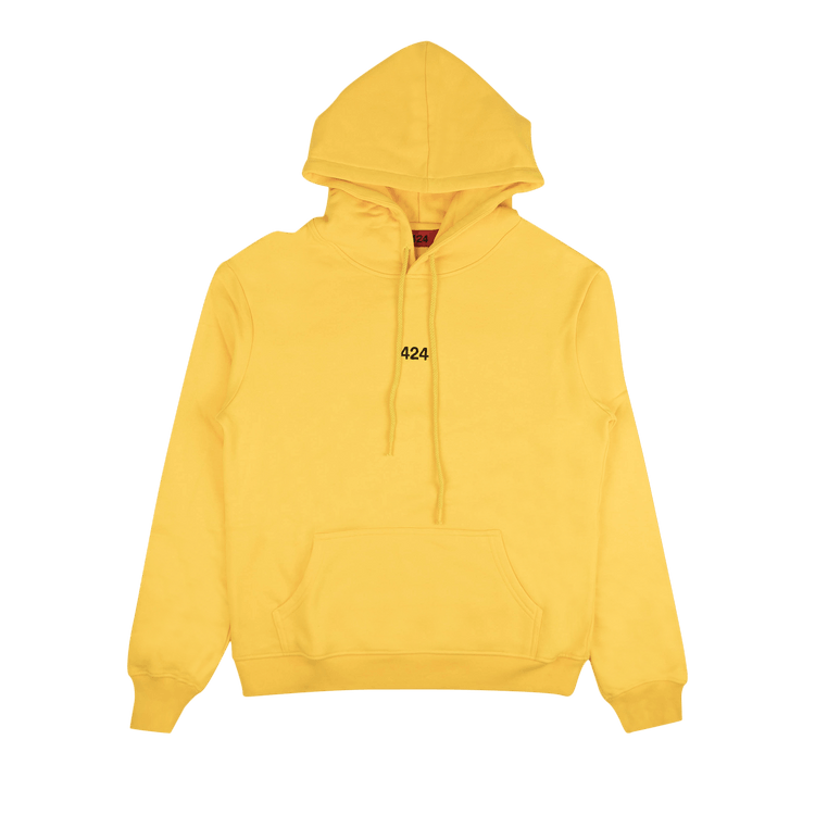 424 Logo Hooded Sweatshirt "Yellow/Black"