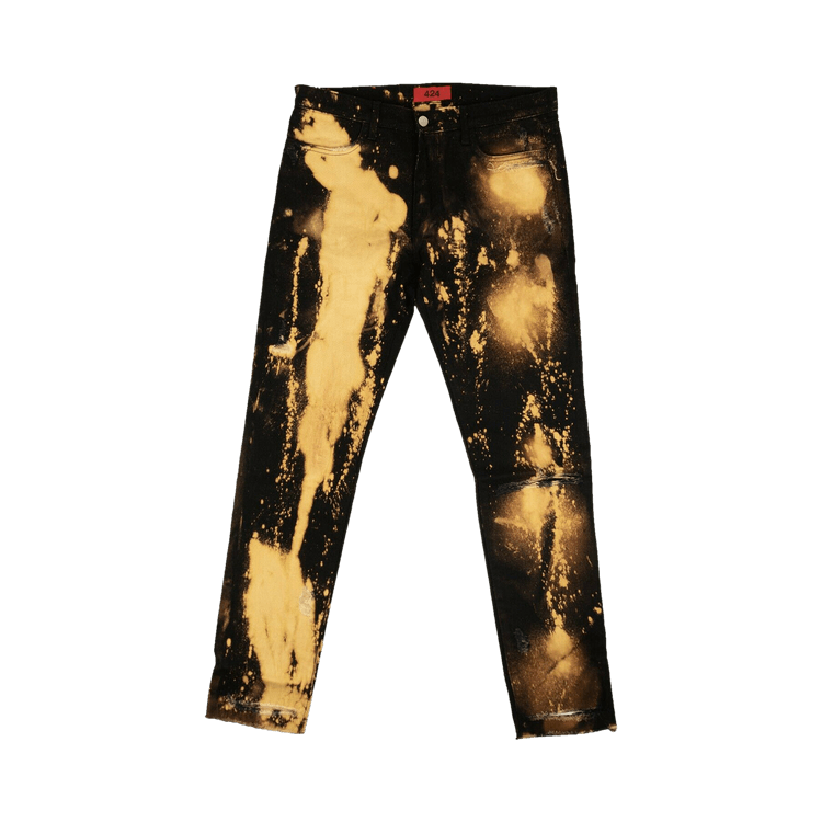 424 Straight-Fit Jeans "Black"