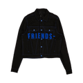 Vlone Friends Embroidered V Graphic Jacket "Blue"