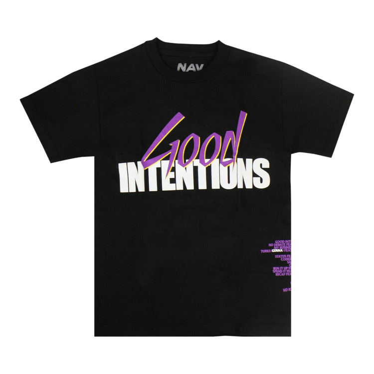 Vlone Good Intentions Short-Sleeve T-Shirt "Black"