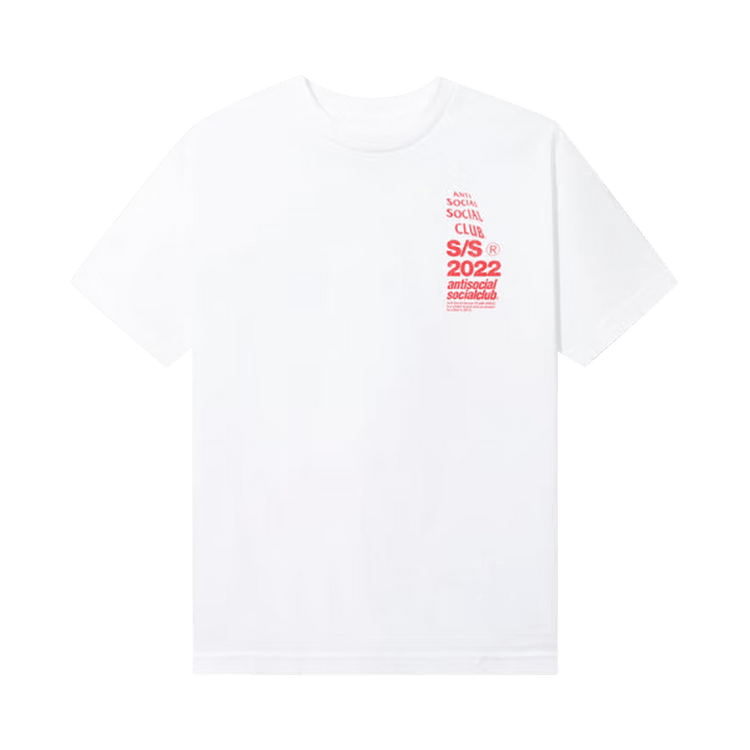 Anti Social Social Club Link In Bio T-Shirt "White"