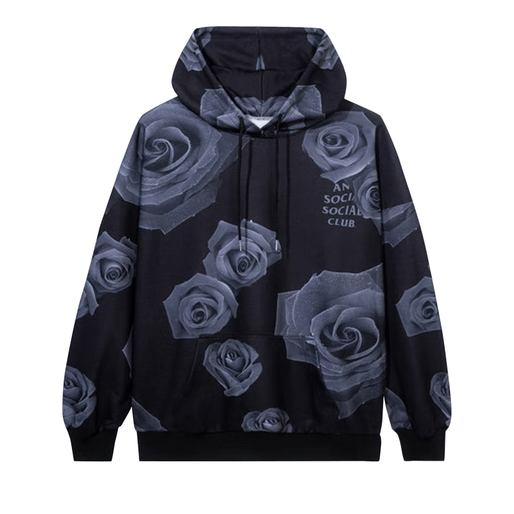 Anti Social Social Club Petal To The Floor Hoodie "Black"