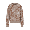 Dior x Cactus Jack Oversized Sweater "Beige/Brown"