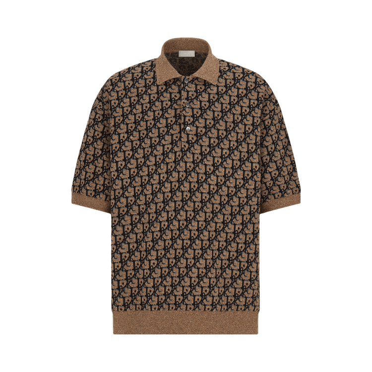 Dior x Cactus Jack Oversized Polo Shirt "Beige/Black"