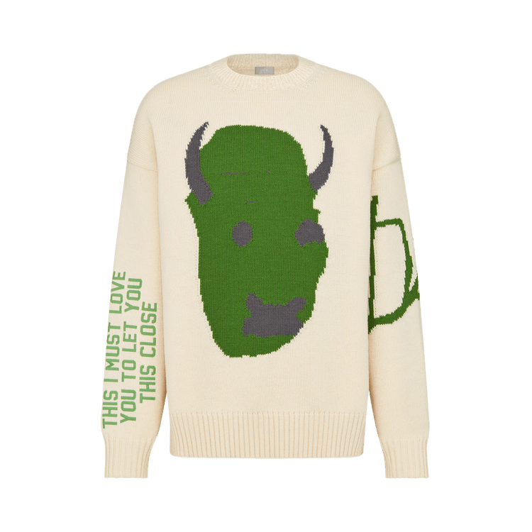 Dior x Cactus Jack Oversized Sweater "Ecru"