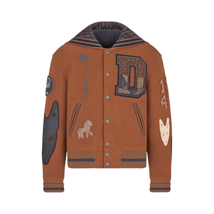 Dior x Cactus Jack Baseball Blouson "Coffee Brown"