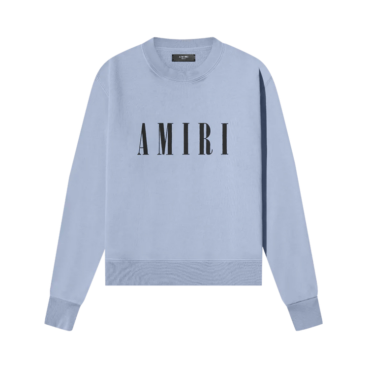 Amiri Core Logo Crewneck "Dusty Blue"