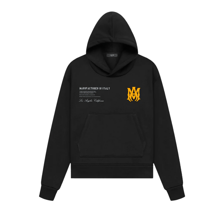 Amiri Military Specs Stencil Hoodie "Black"
