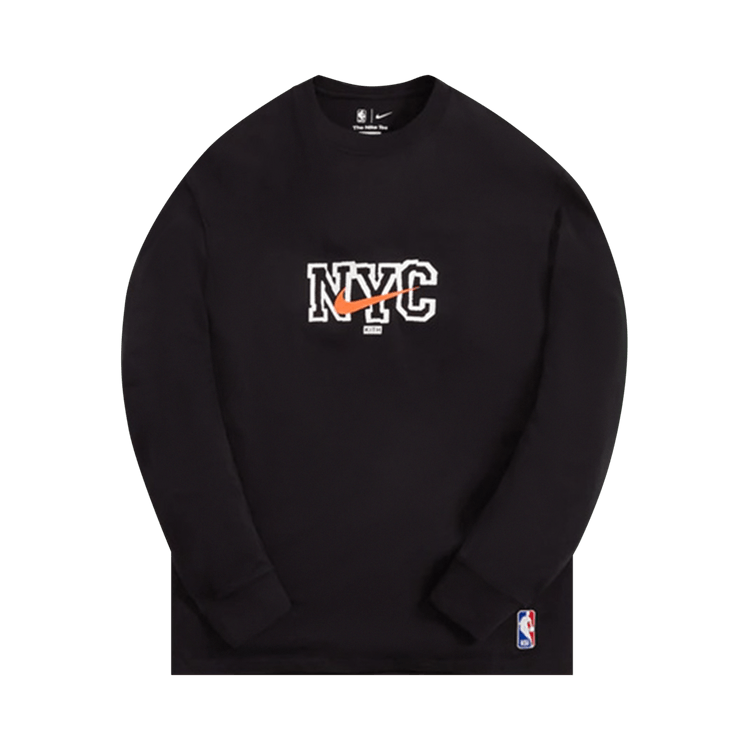 Kith & Nike For New York Knicks Long-Sleeve Tee "Black"