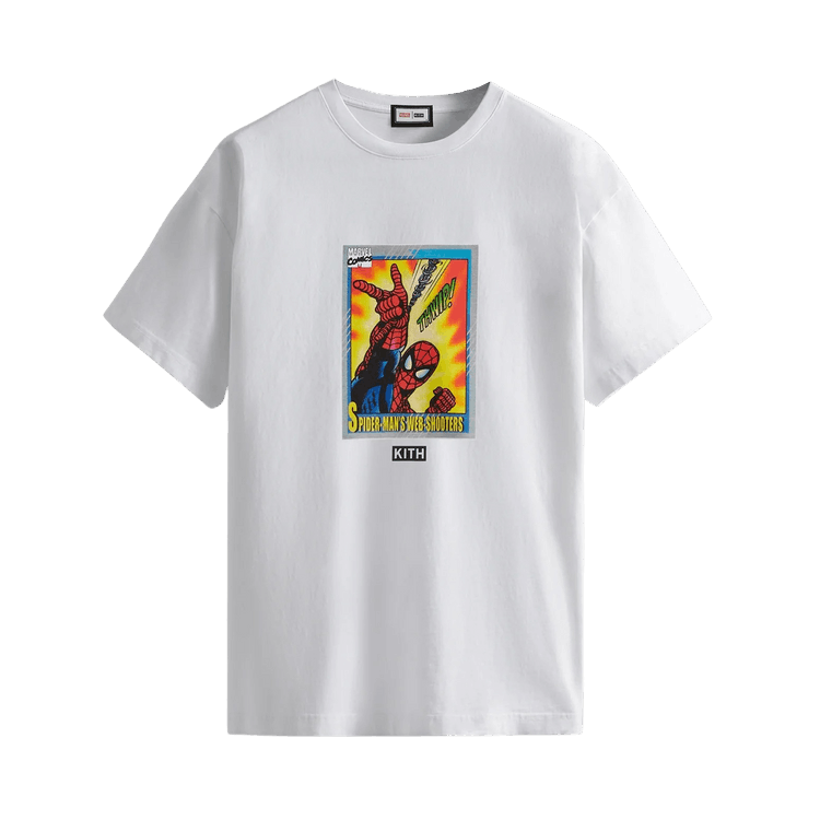 Kith For Spider-Man Web-Shooter Vintage Tee "White"
