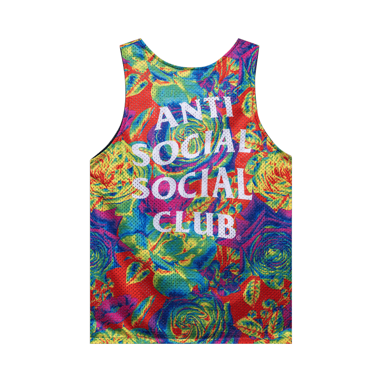 Anti Social Social Club Pedals On The Floor Reversible Mesh Tank Top "Multicolor"