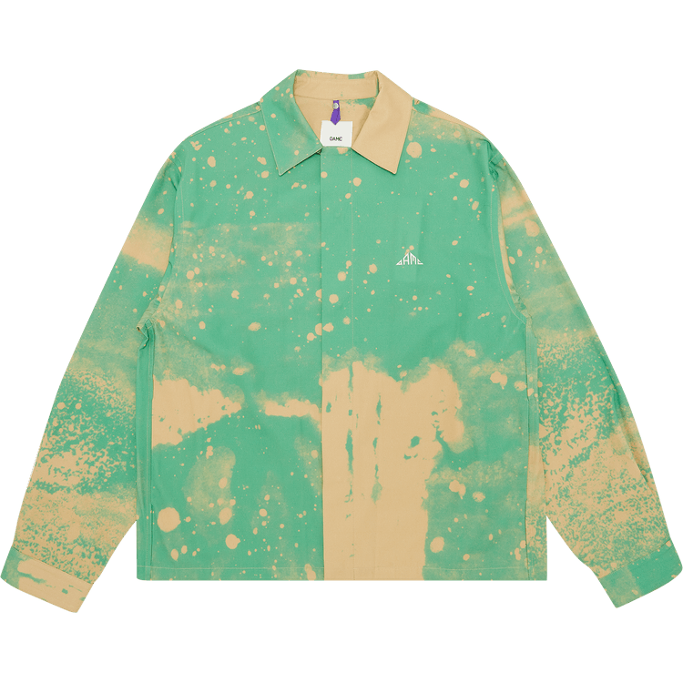 OAMC Smudge Print System Shirt "Green"