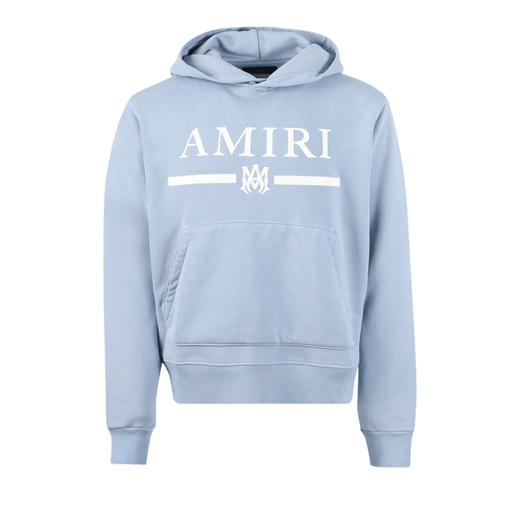 Amiri MA Bar Logo Hoodie "Dusty Blue"