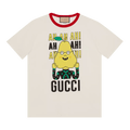 Gucci Pear Print Cotton T-Shirt "Off White"