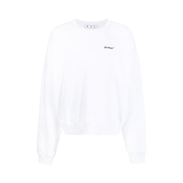 Off-White Caravaggio Arrow Over Crewneck "White/Black"