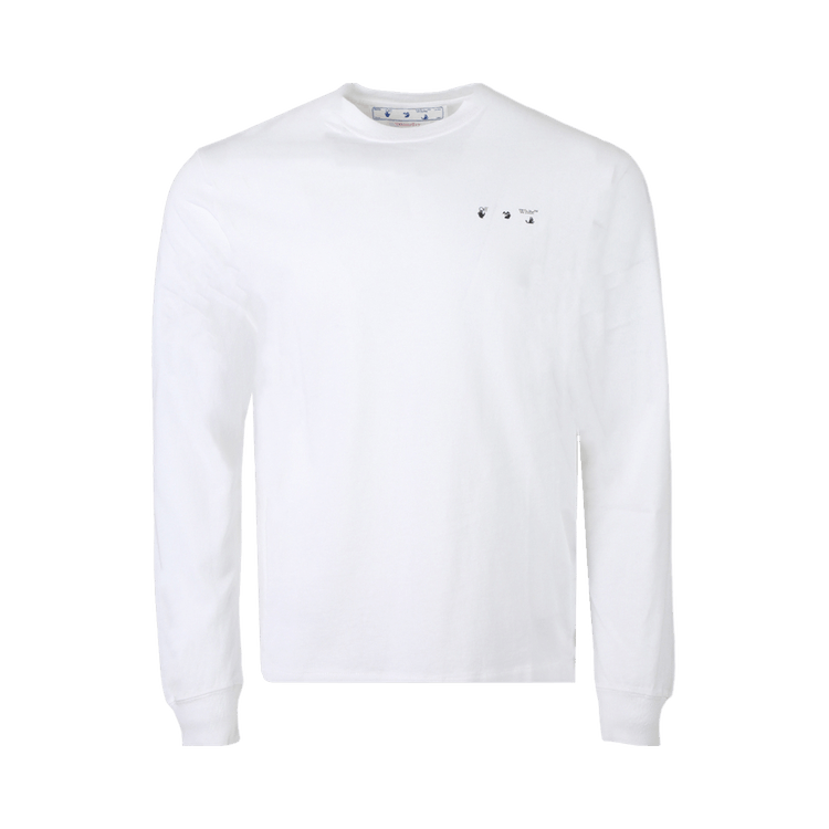 Off-White Caravaggio Paint Skate Long-Sleeve Tee "White/Black"