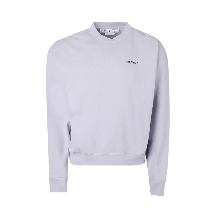 Off-White Caravaggio Arrow Over Crewneck "Dusty Lilac/Black"