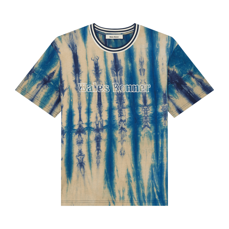 Wales Bonner Tie Dye Jersey Original Tee "Green Multicolor"