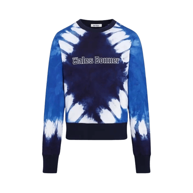 Wales Bonner Tie Dye Fleece Original Sweatshirt "Blue Multicolor"