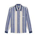 Wales Bonner Handwoven Cotton Atlantic Jacket "Blue/White"
