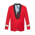 Gucci Single-Breasted Blazer "Red"