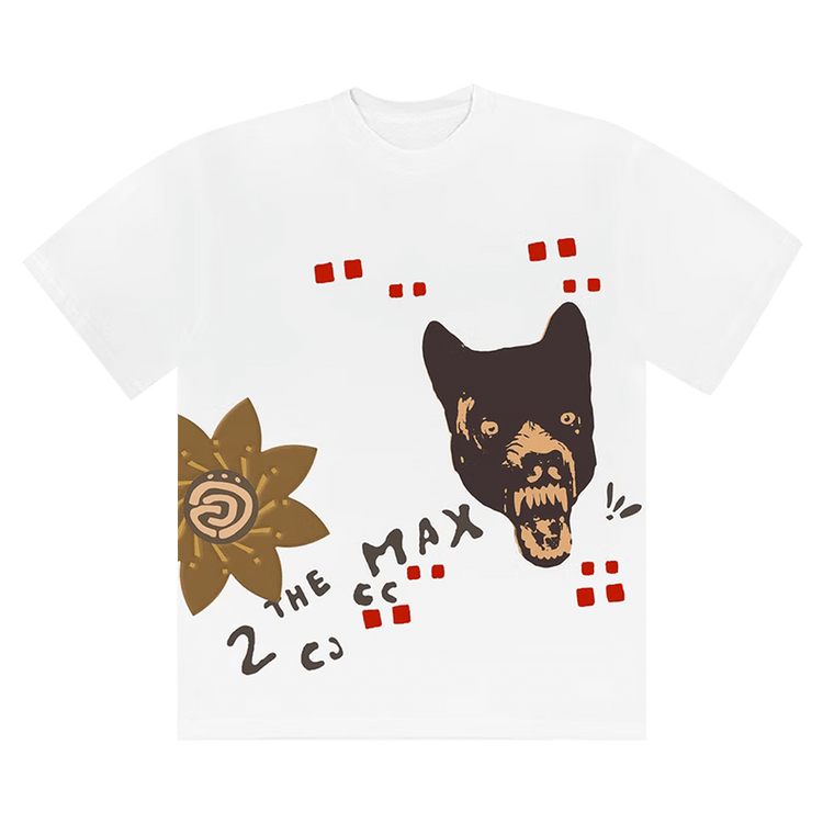 Cactus Jack by Travis Scott Wolf Tee "White"