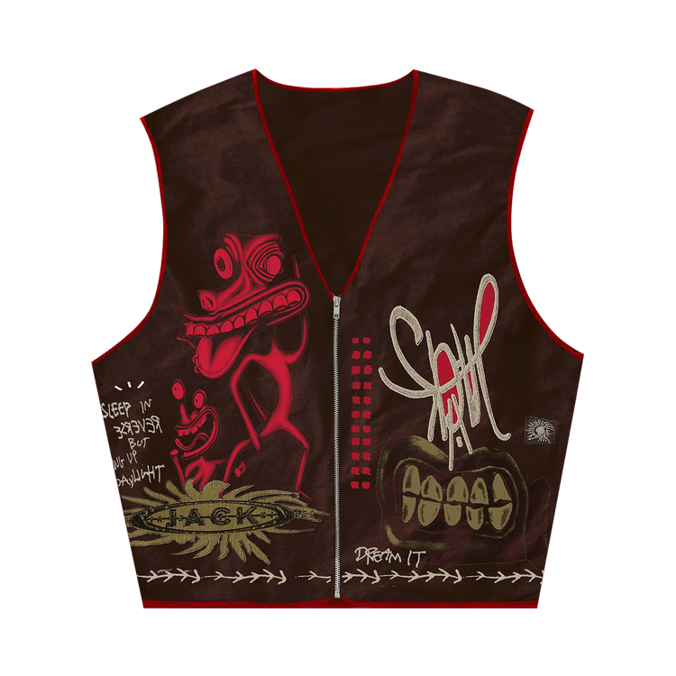 Cactus Jack by Travis Scott Sleep In Reverse Vest "Brown"