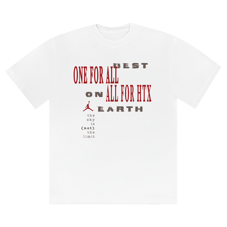 Cactus Jack by Travis Scott x Jordan Best On Earth Tee "White"