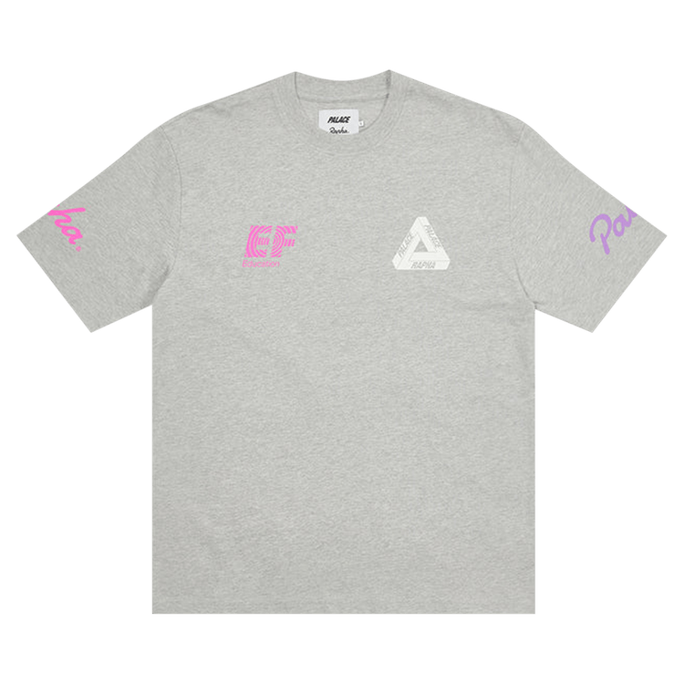 Palace x Rapha EF Education First T-Shirt "Grey"