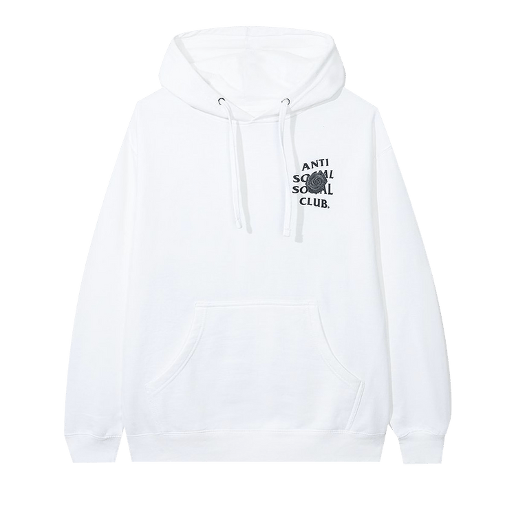 Anti Social Social Club Bat Emoji Hoodie "White"