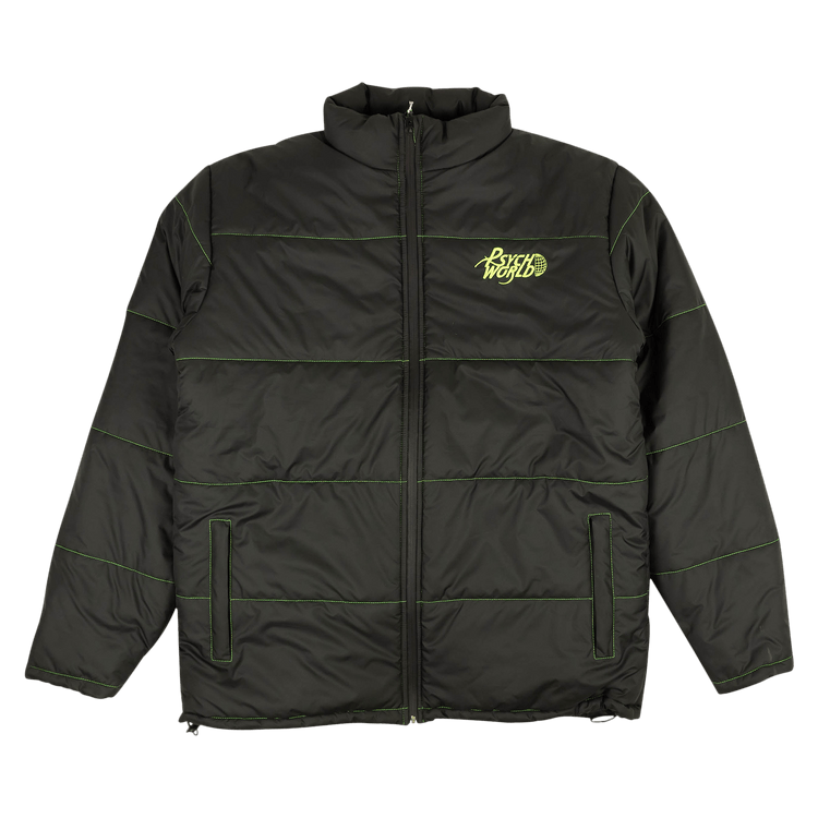 Psychworld Logo Puffer "Black"