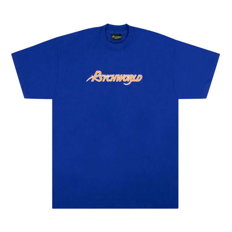 Psychworld Logo Short-Sleeve T-Shirt "Royal Blue/Orange"