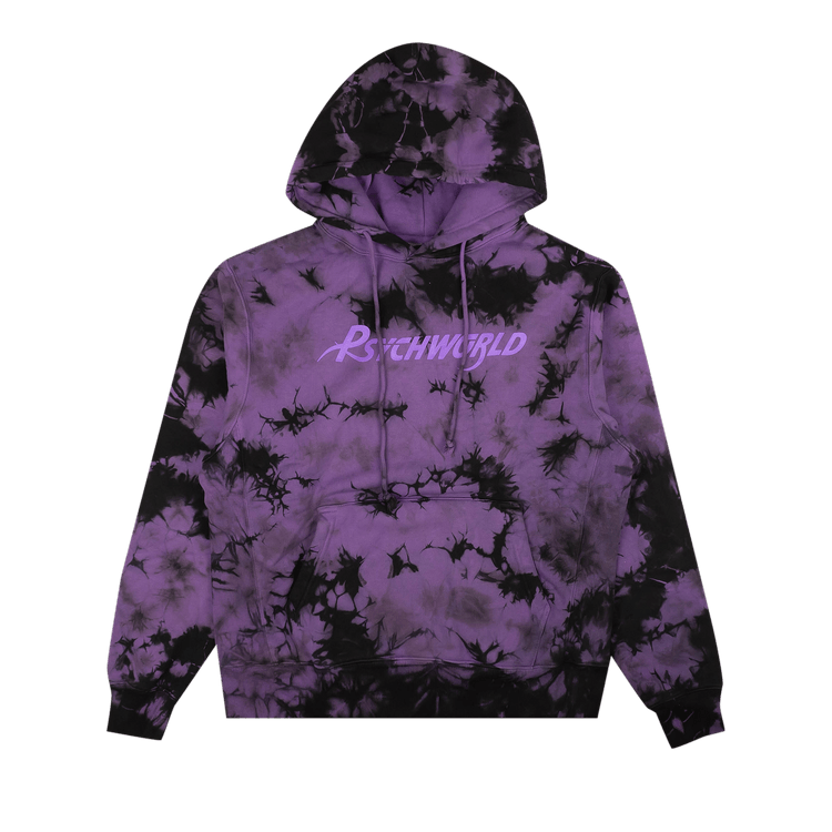 Psychworld Tie Dye Logo Hoodie "Purple"